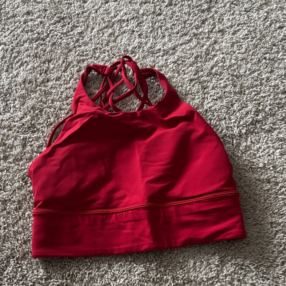 lululemon athletica Red Women's Top